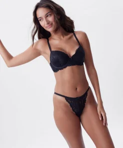 Frankie Push Up Bra - Black