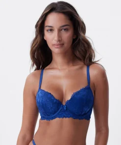 Frankie Push Up Bra - Dark Blue