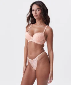 Frankie Push Up Bra - Light Coral