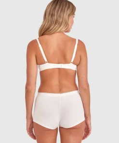 Freya Mid Rise Shortie - Ivory