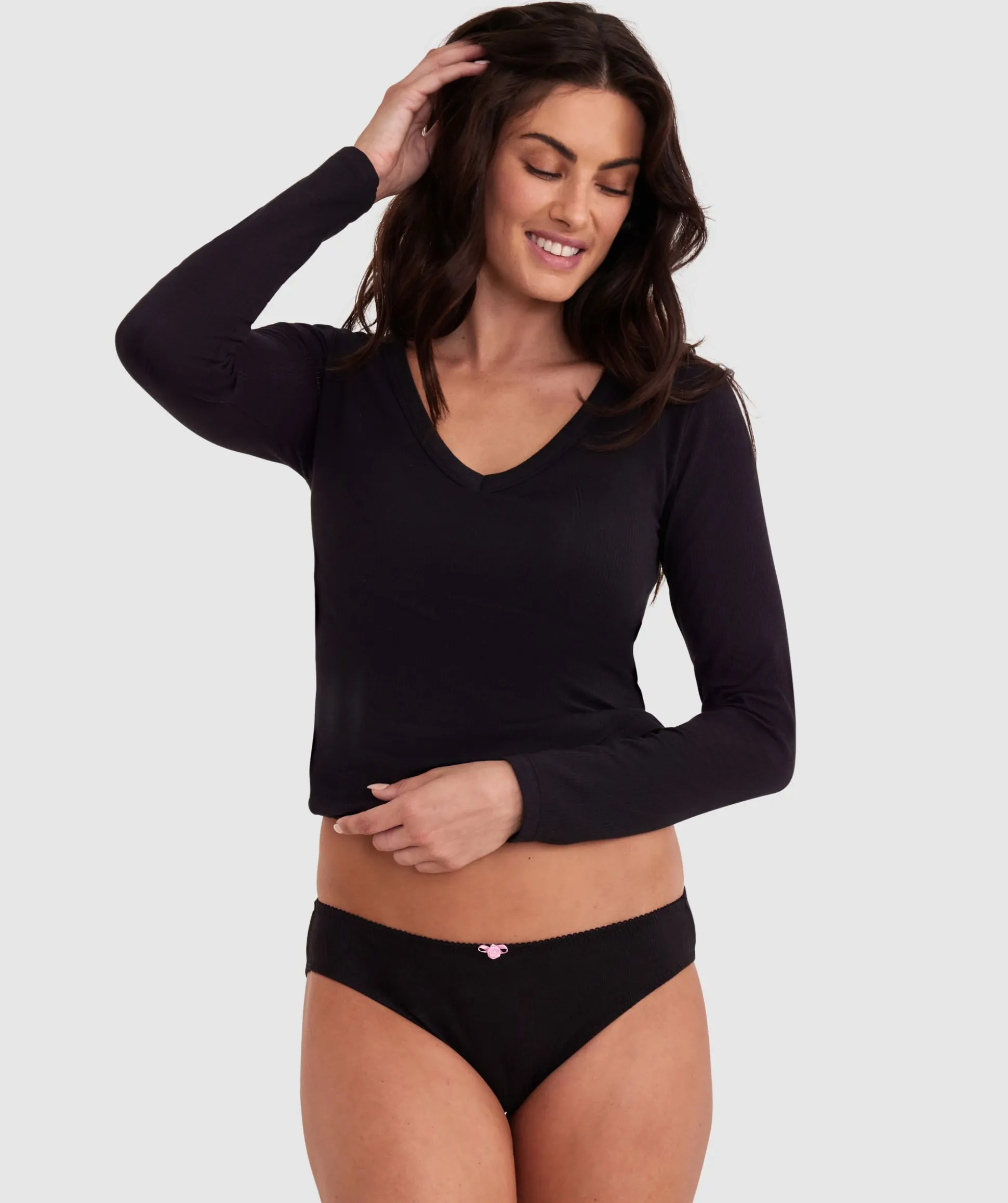 Georgia Bikini Brief - Black