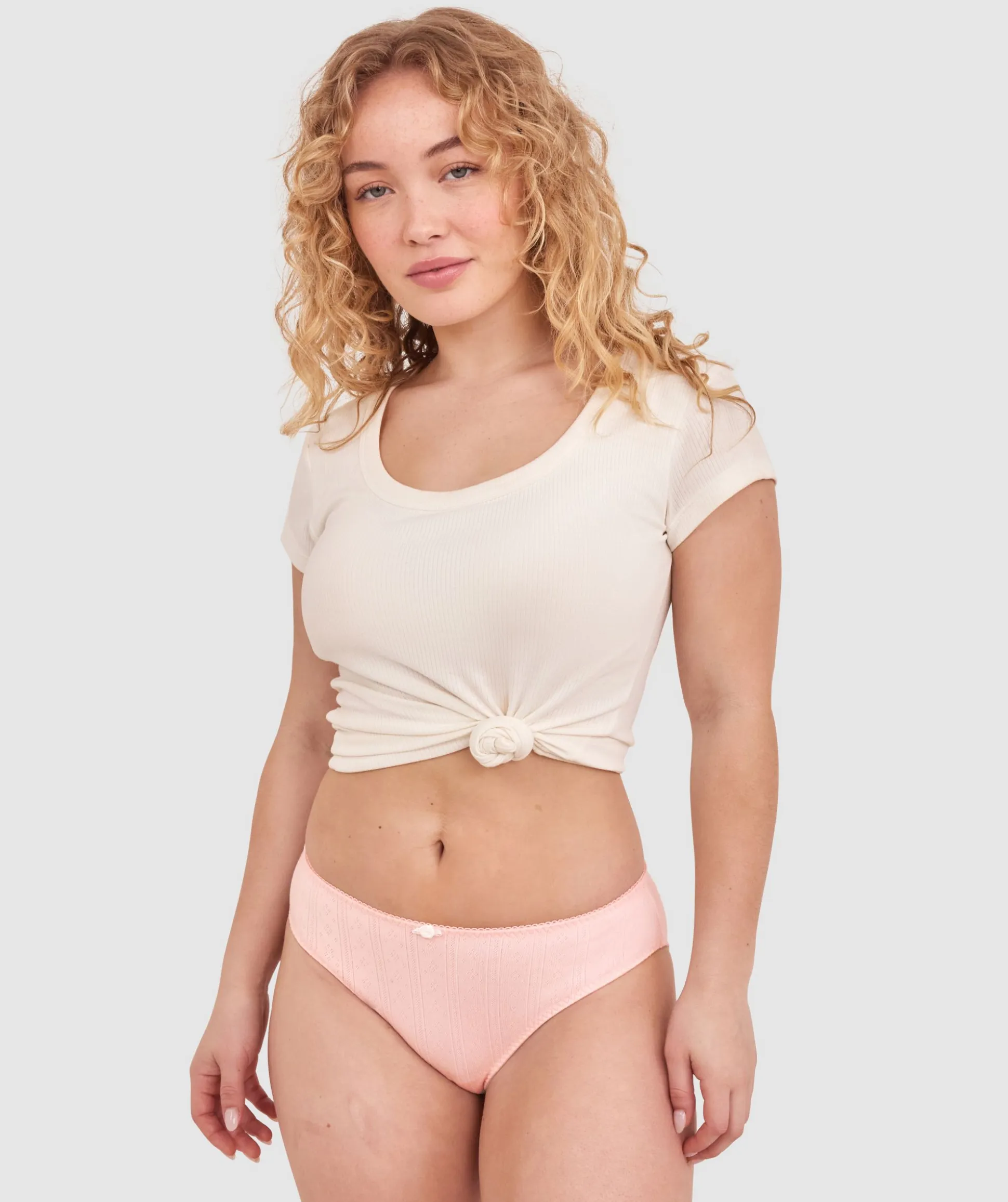 Georgia Bikini Brief-Light Pink