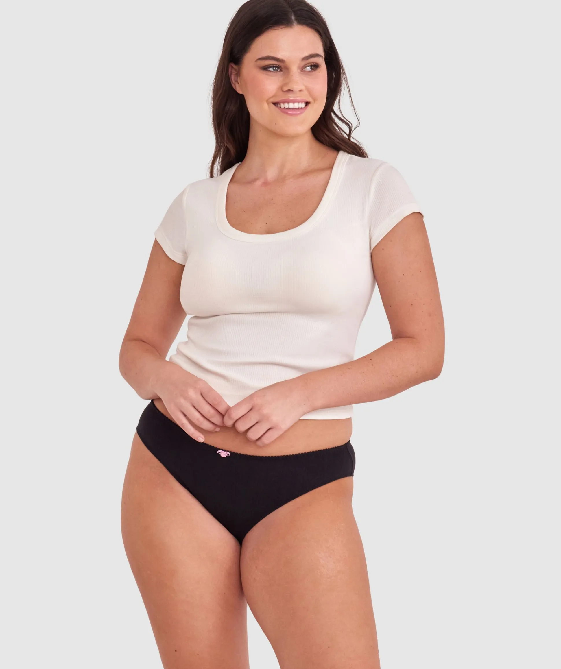 Georgia Brazilian Knicker - Black