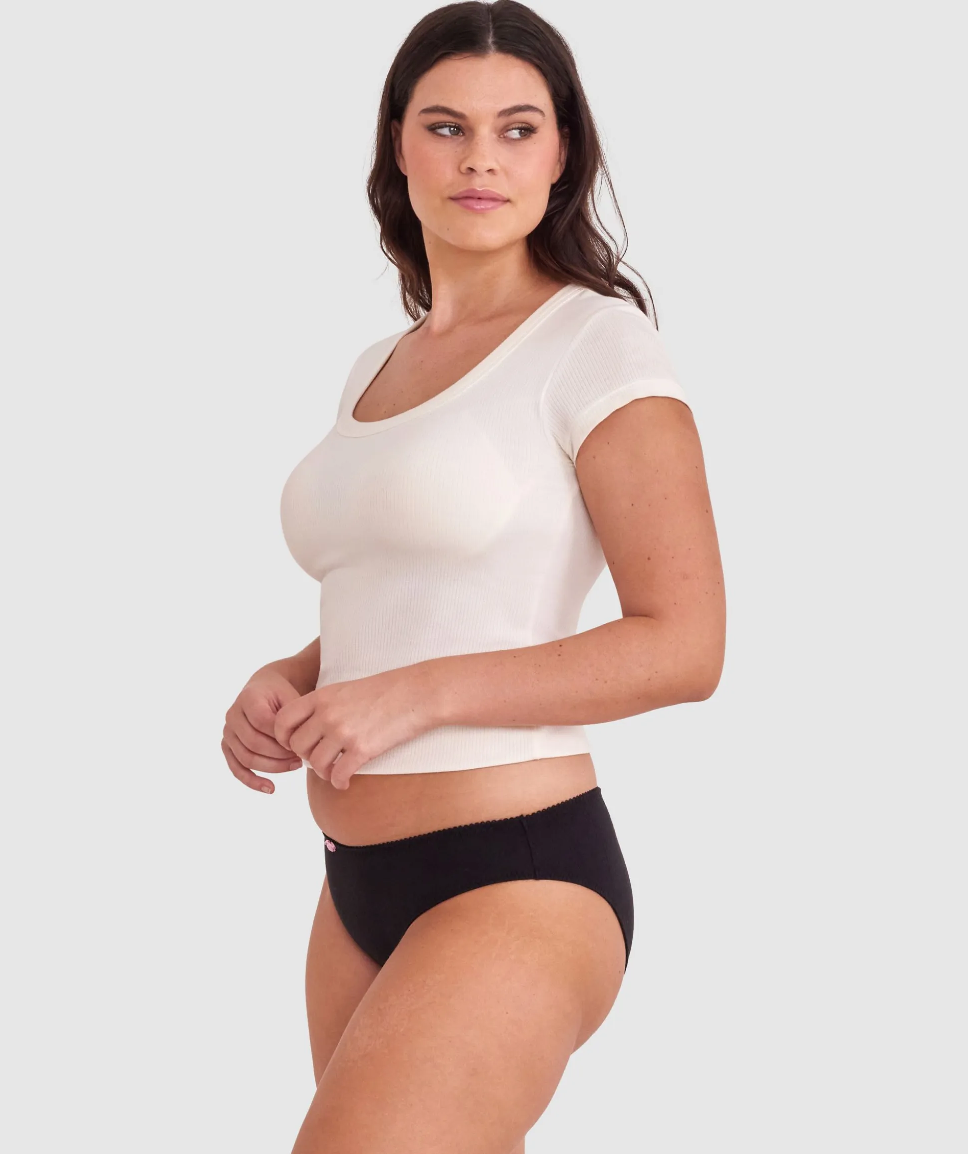 Georgia Brazilian Knicker - Black