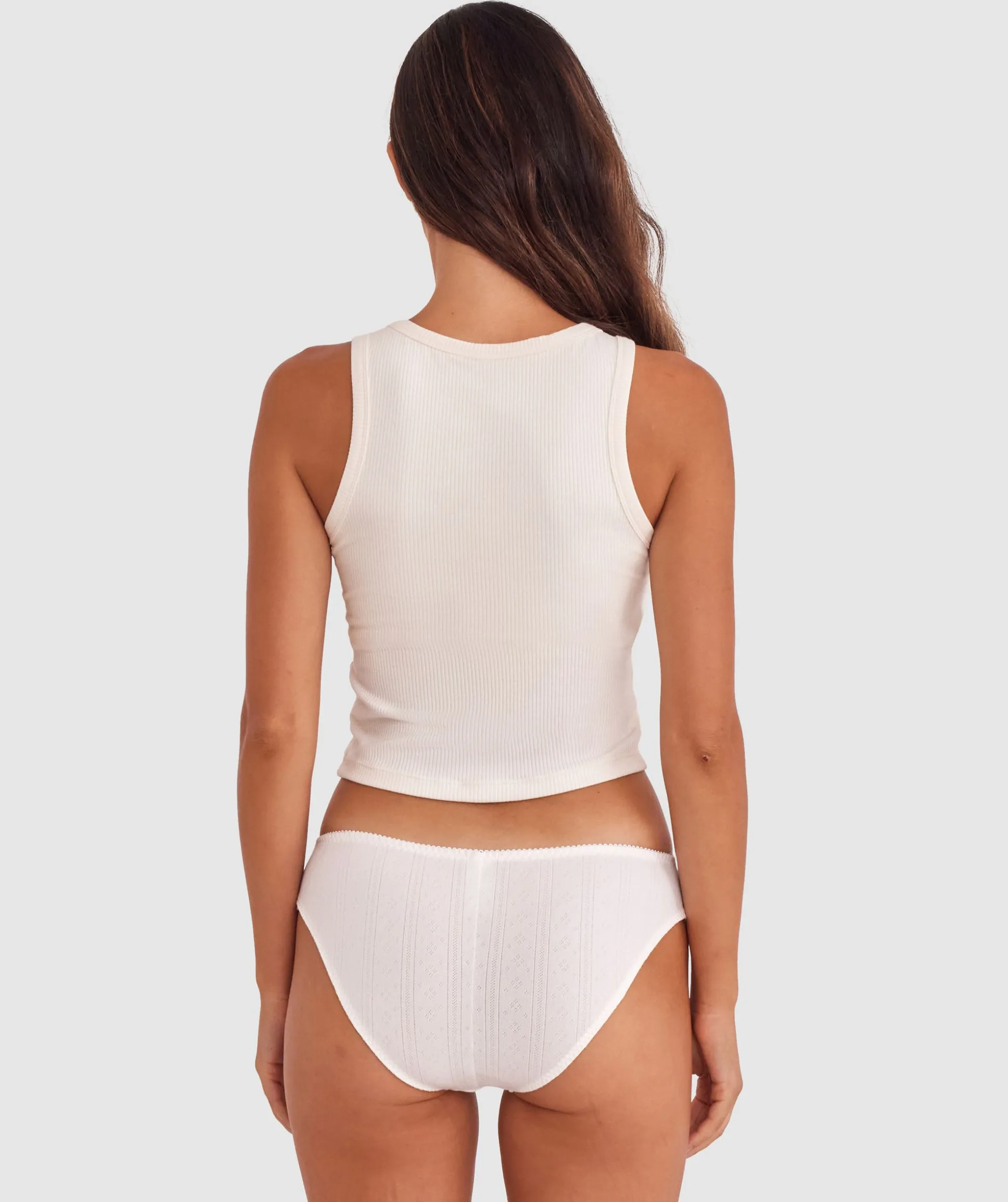 Georgia Brazilian Knicker - Ivory