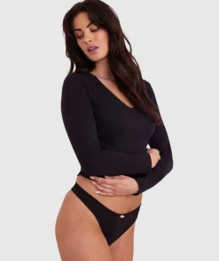Georgia G String - Black