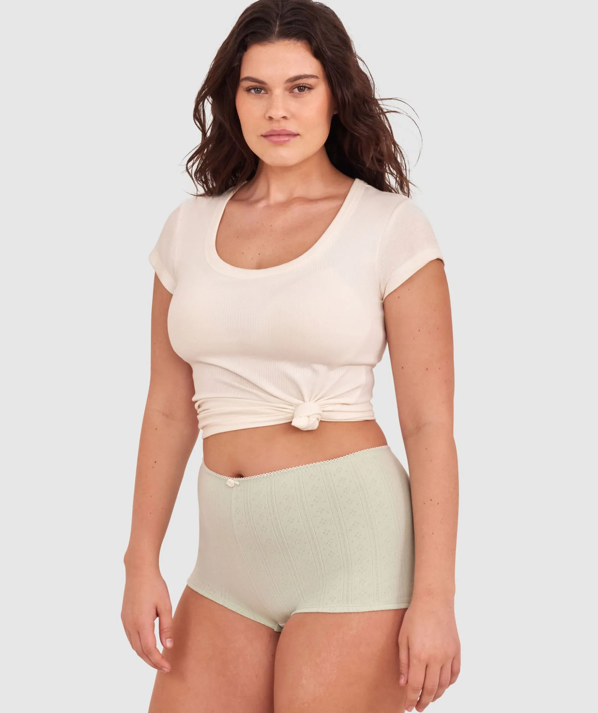 Georgia Shortie - Light Green