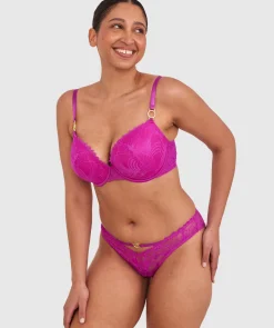 Gia Brazilian Knicker - Purple