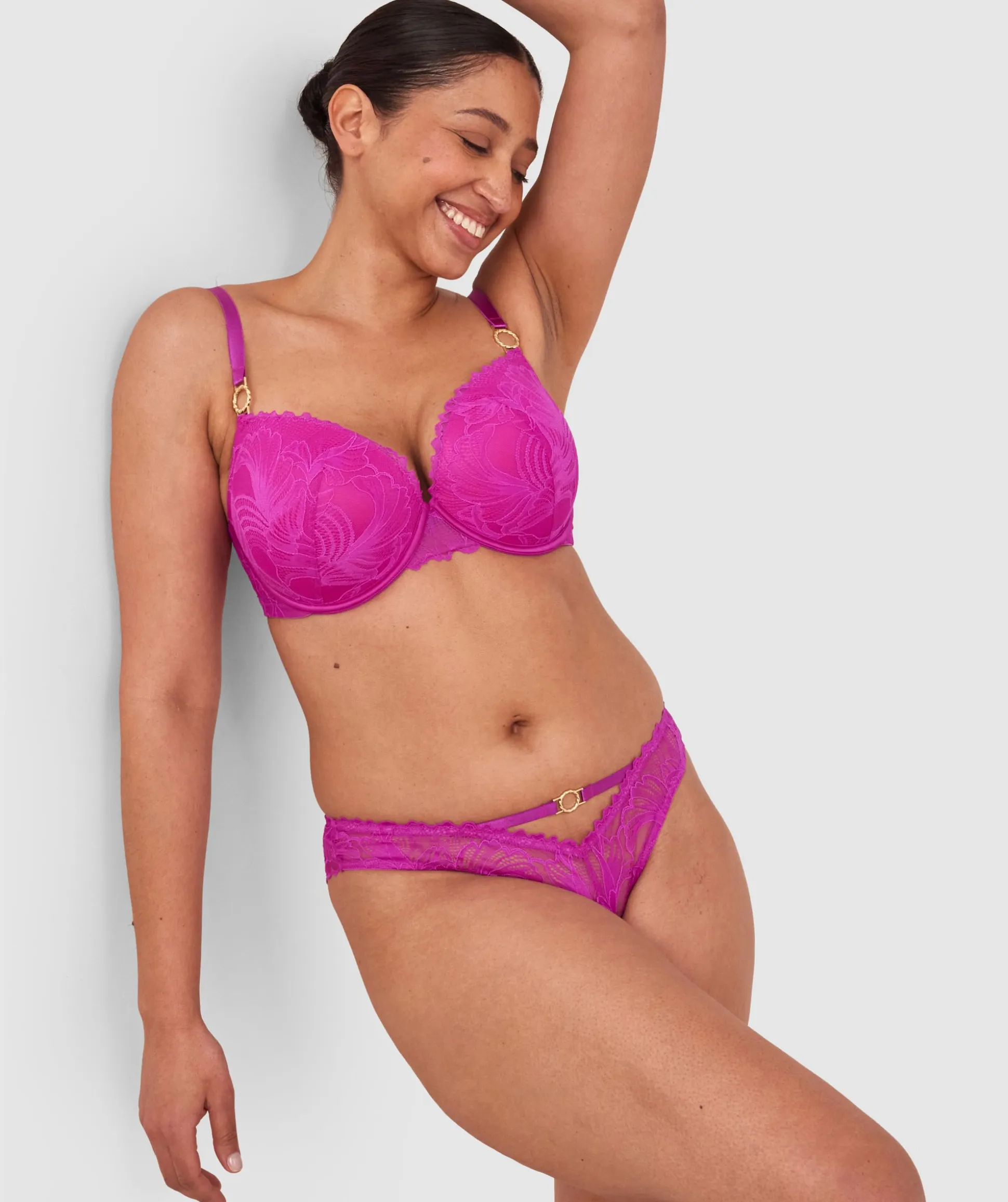 Gia Brazilian Knicker - Purple