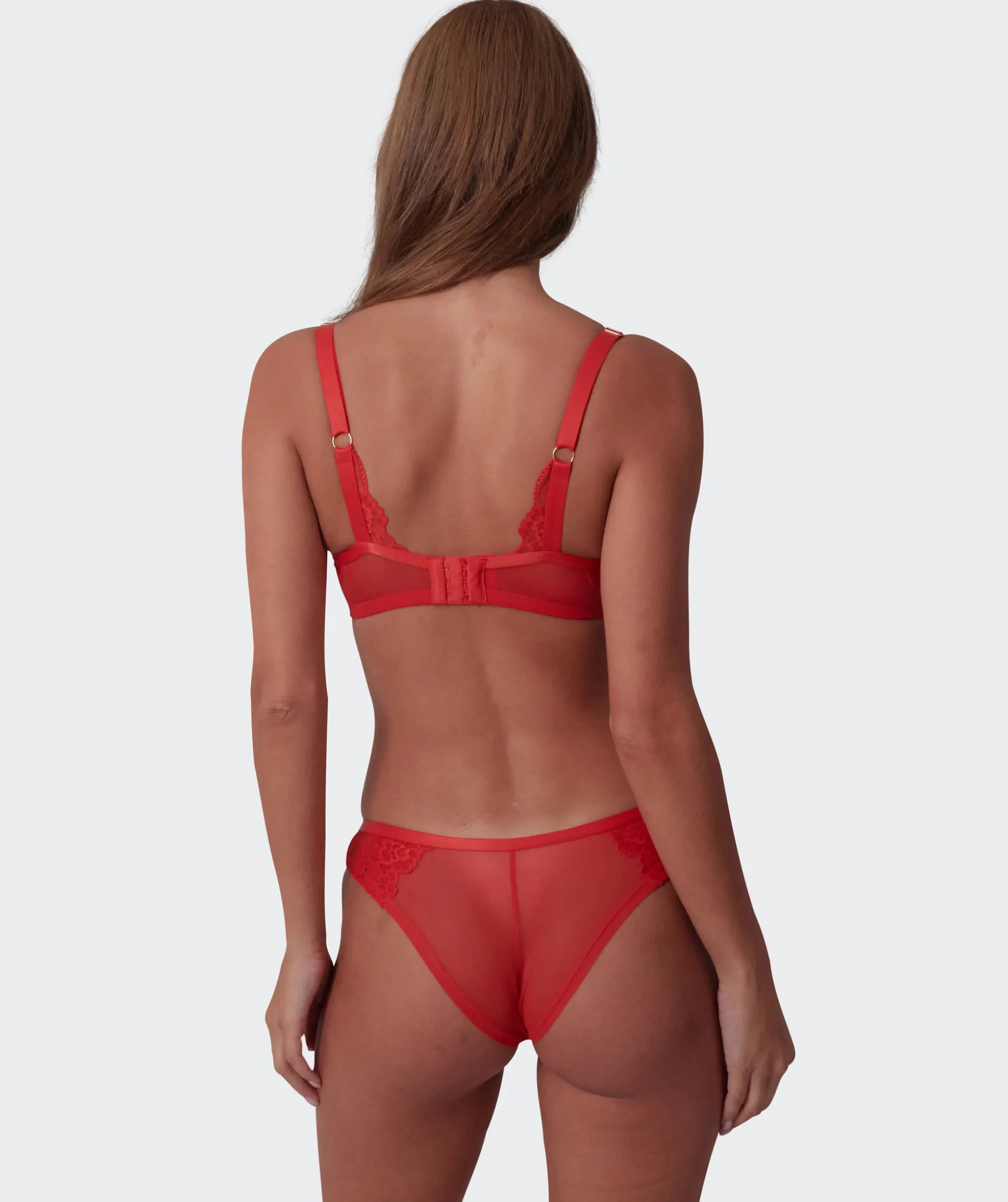 Imogen Full Cup Bra - Light Red