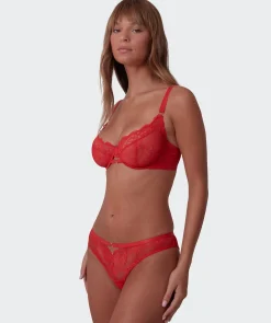 Imogen Full Cup Bra - Light Red