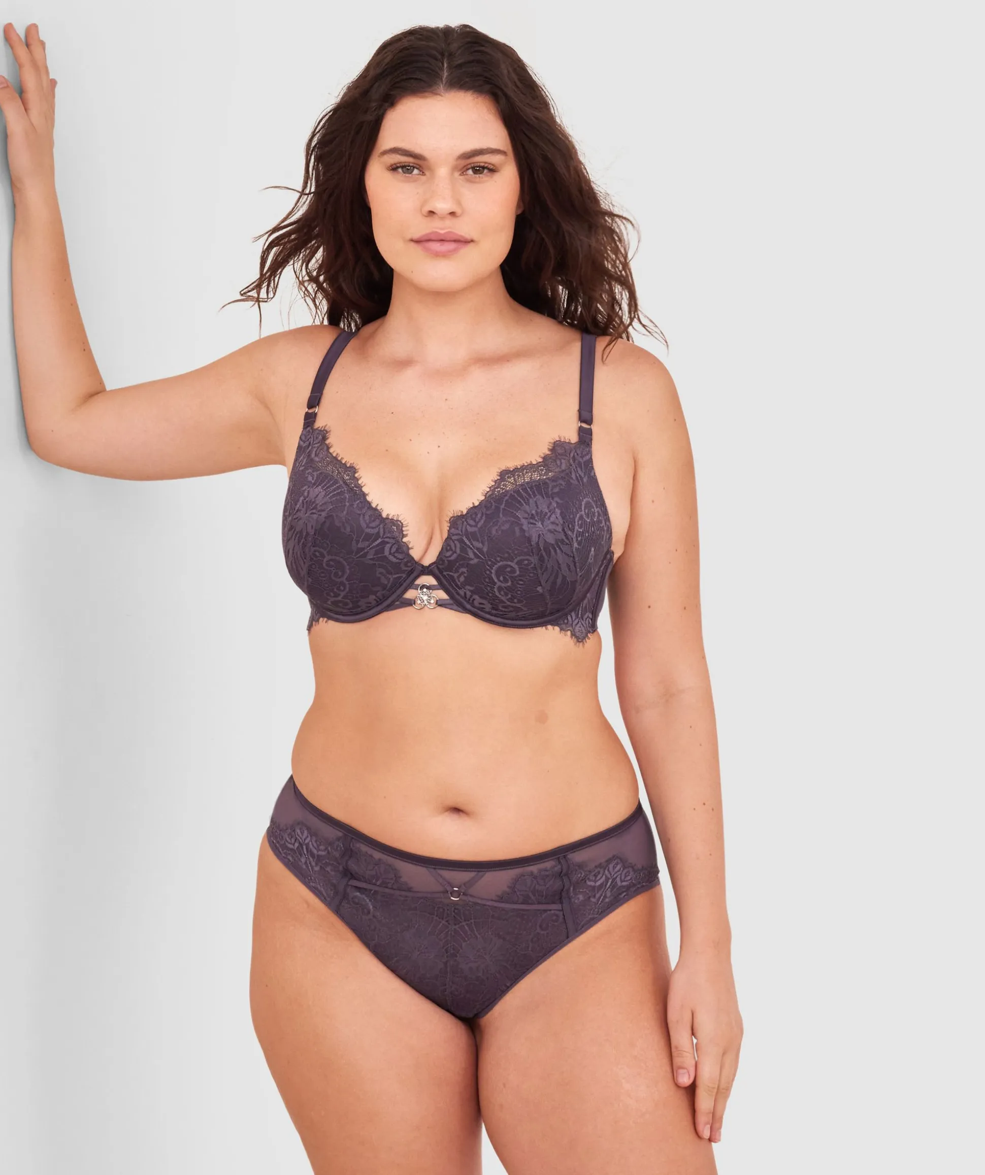 Ingrid Lightly Lined Bliss - Dark Grey