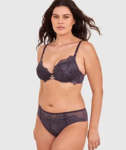 Ingrid Lightly Lined Bliss - Dark Grey