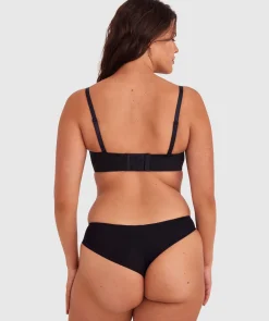 Inner Essence Full Cup Strapless Bra - Black
