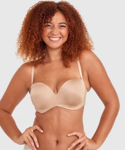 Inner Essence Full Cup Strapless Bra - Nude 2