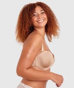 Inner Essence Full Cup Strapless Bra - Nude 2