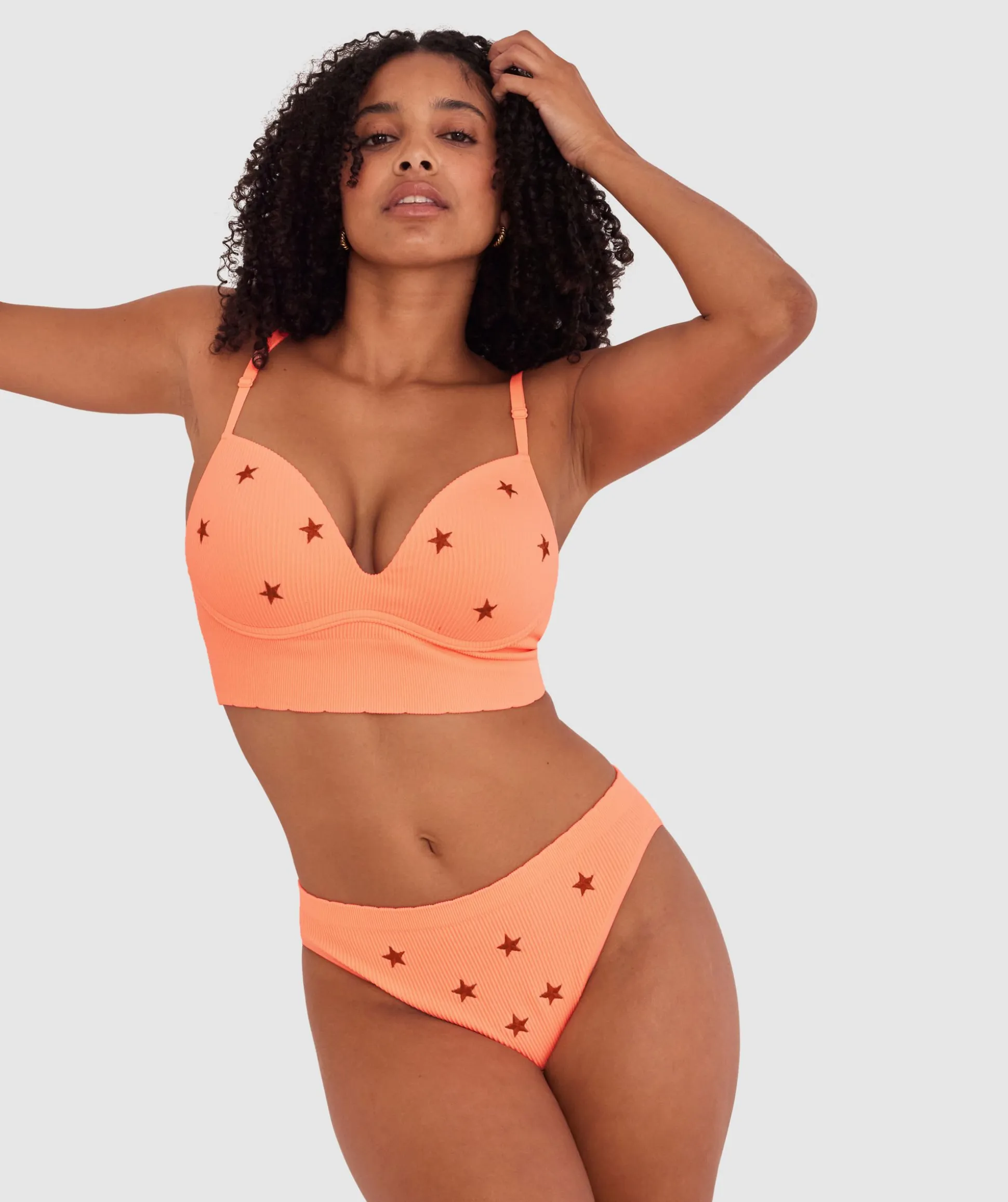Jessie G String - Light Orange