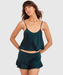Kelsey Cami-Dark Green / Emerald