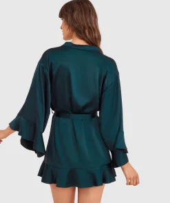Kelsey Short Wrap - Dark Green / Emerald