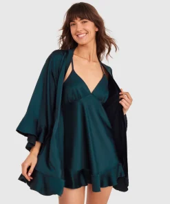 Kelsey Short Wrap - Dark Green / Emerald