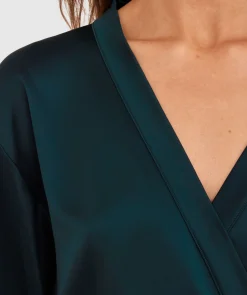 Kelsey Short Wrap - Dark Green / Emerald