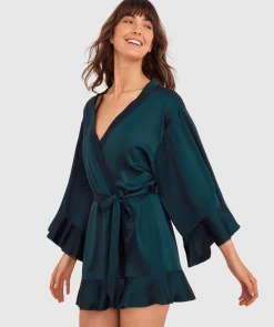 Kelsey Short Wrap - Dark Green / Emerald