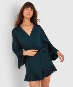 Kelsey Short Wrap - Dark Green / Emerald