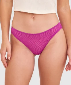 Kitty Brazilian Knicker-Purple