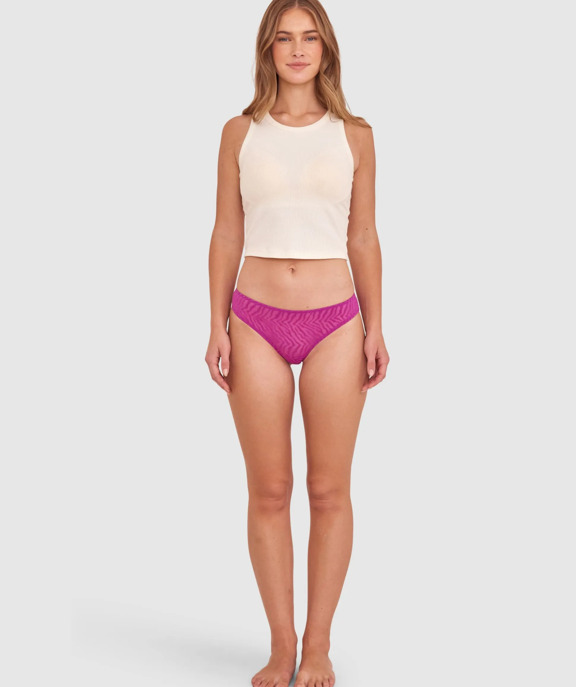 Kitty Brazilian Knicker-Purple