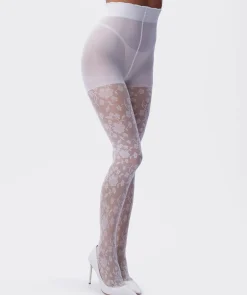 Lace Tights - Ivory
