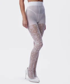 Lace Tights - Ivory