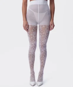 Lace Tights - Ivory