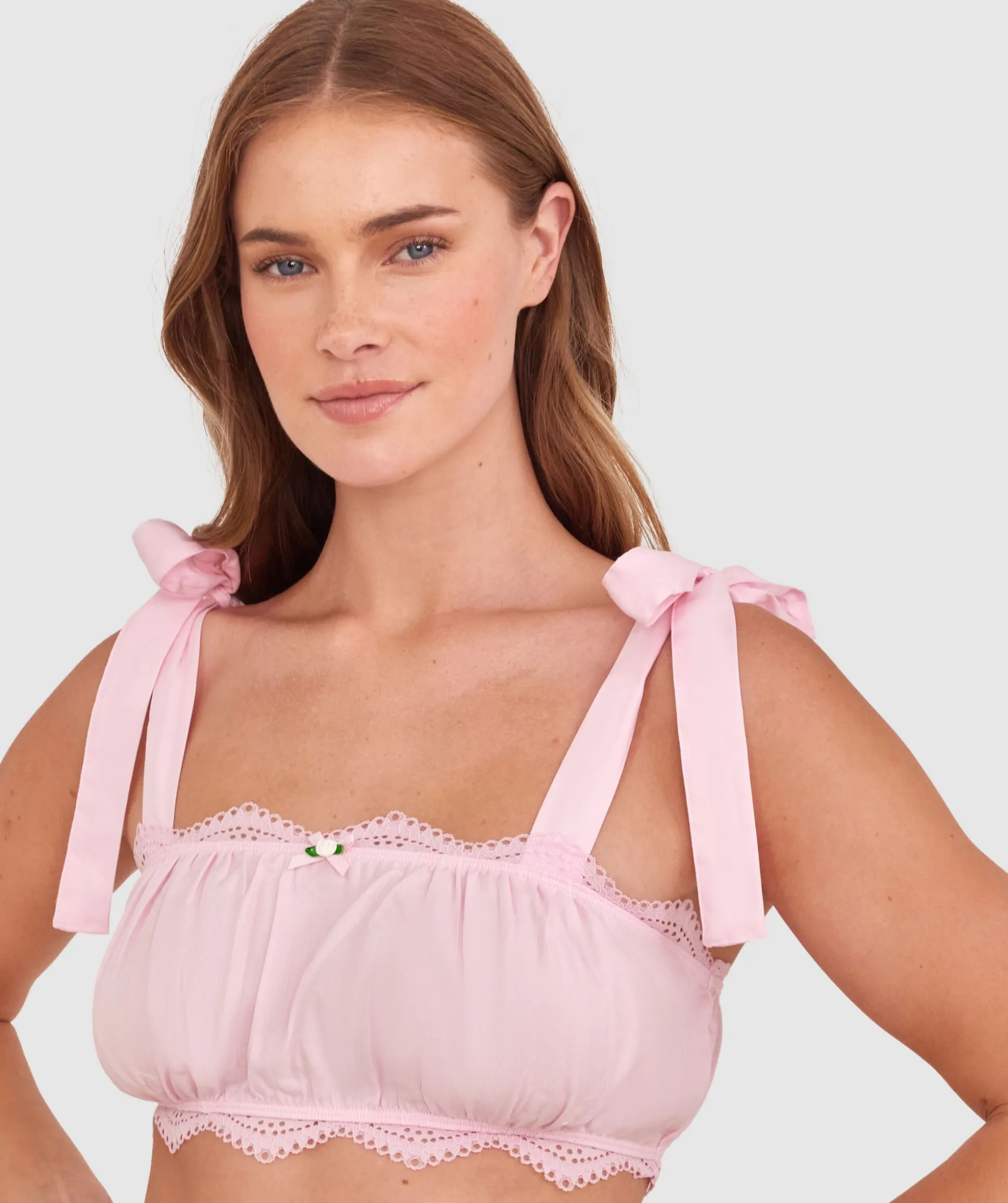 Lela Bralette - Vintage Pink
