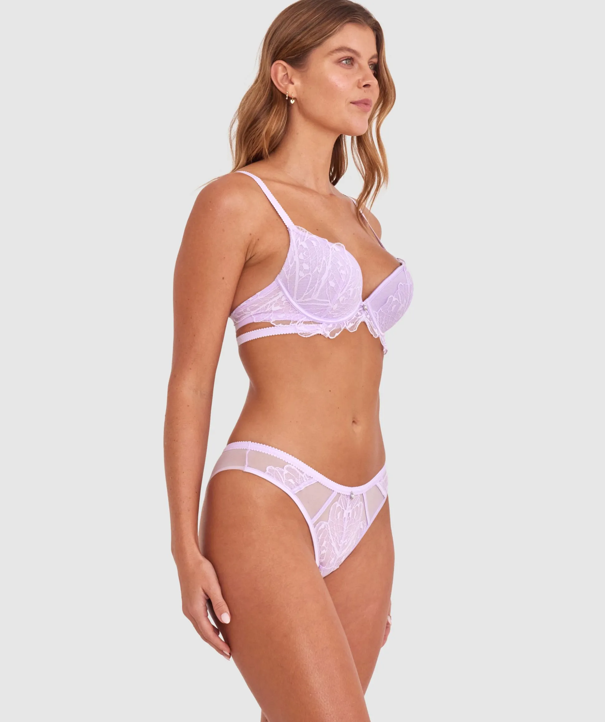 Leora Brazilian Knicker - Lilac