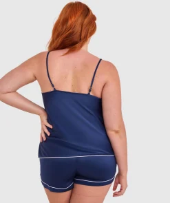 Liquid Satin Cami - Navy