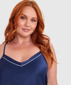 Liquid Satin Cami - Navy