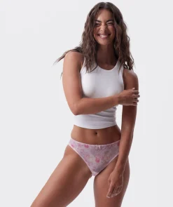 Lucille Brazilian Knicker - Print Floral