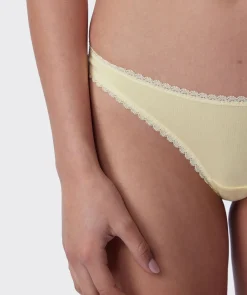 Lyra G String - Light Yellow