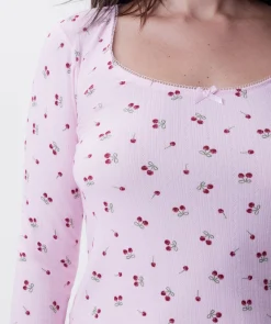 Ma Cherie Long Sleeve Top - Print
