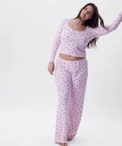 Ma Cherie Long Sleeve Top - Print