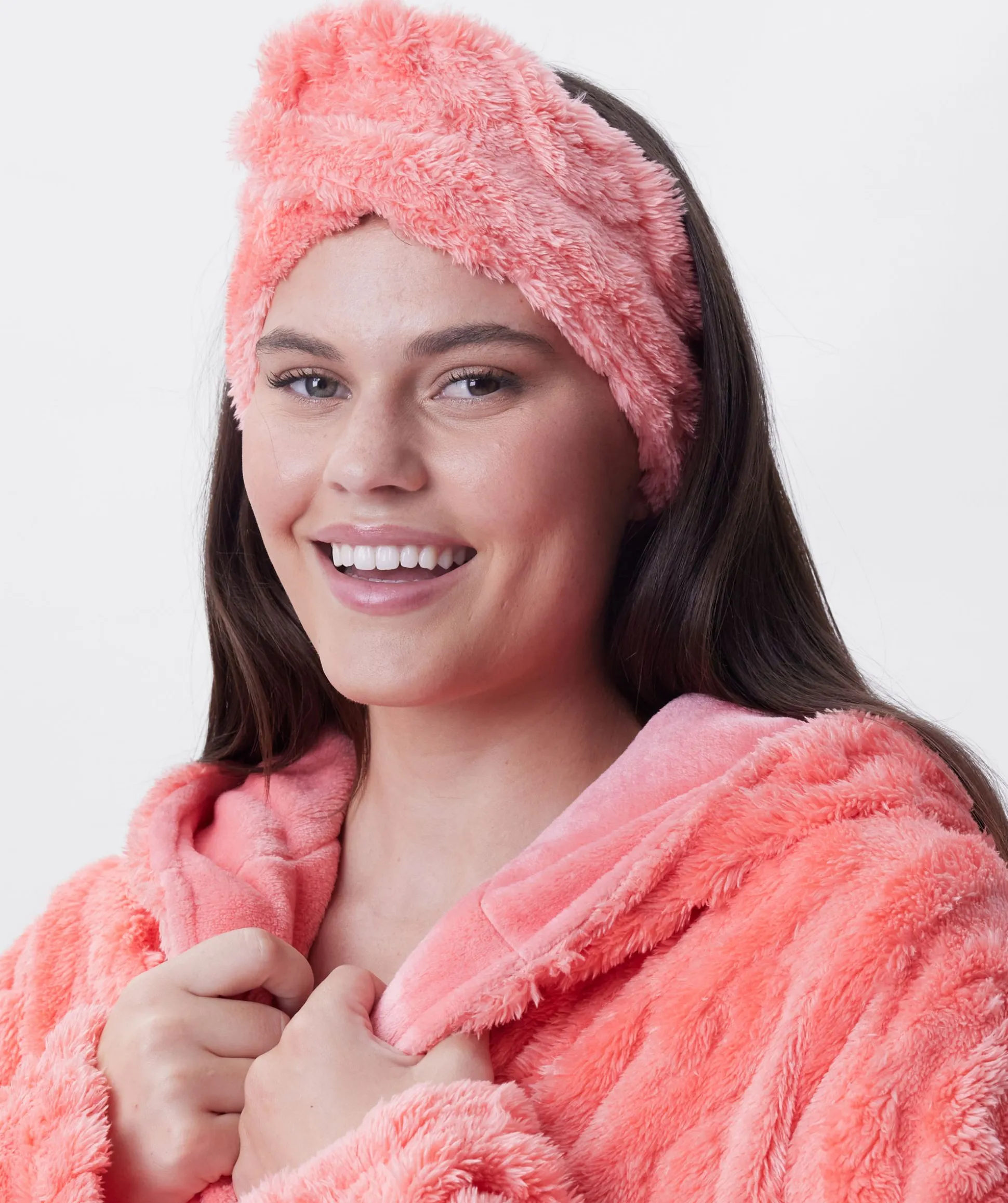 Maxine Headband-Dark Coral