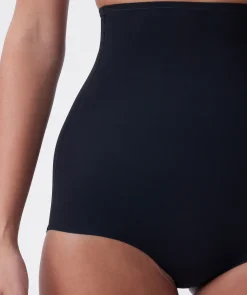 Microfibre High Waist Brief - Black