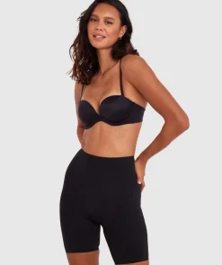 Microfibre Thigh Shaper - Black