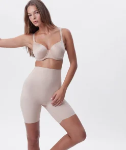Microfibre Thigh Shaper - Nude