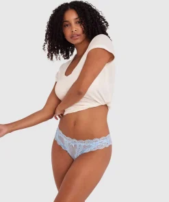 Mitsy Brazilian Knicker - Pale Blue