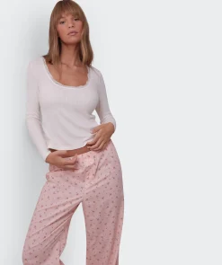 Mix And Match Long Sleeve Top - Light Pink