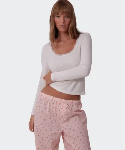 Mix And Match Long Sleeve Top - Light Pink