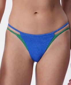 Mykonos G String Bikini Bottom - Blue