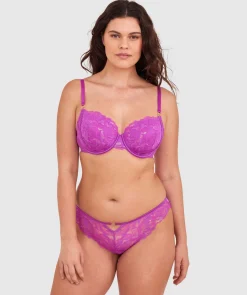 Narelle Brazilian Knicker - Purple