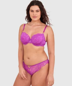 Narelle Brazilian Knicker - Purple